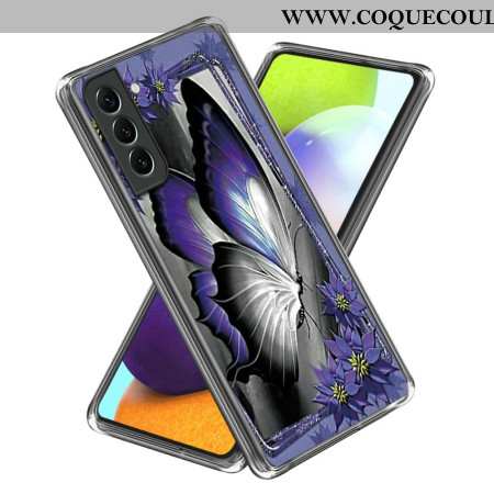 Coque Samsung Galaxy S24 Plus 5G Papillon Violet