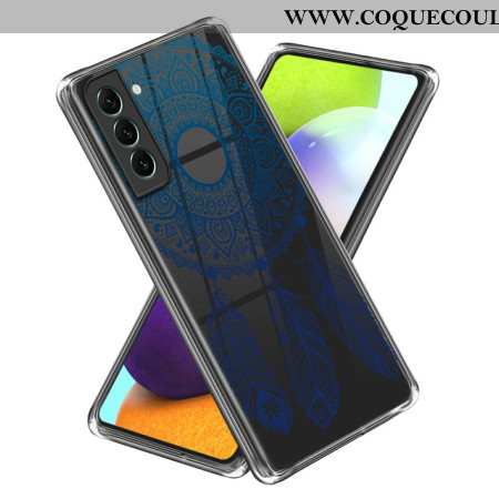 Coque Samsung Galaxy S24 Plus 5G Attrape-Rêves Bleu