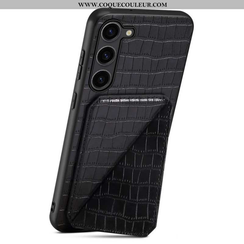 Coque Samsung Galaxy S24 Plus 5G avec Porte-Cartes et Support