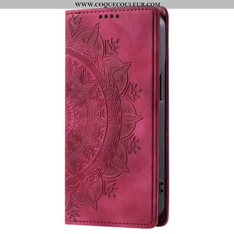 Housse Samsung Galaxy S24 Plus 5G Fleur de Mandala