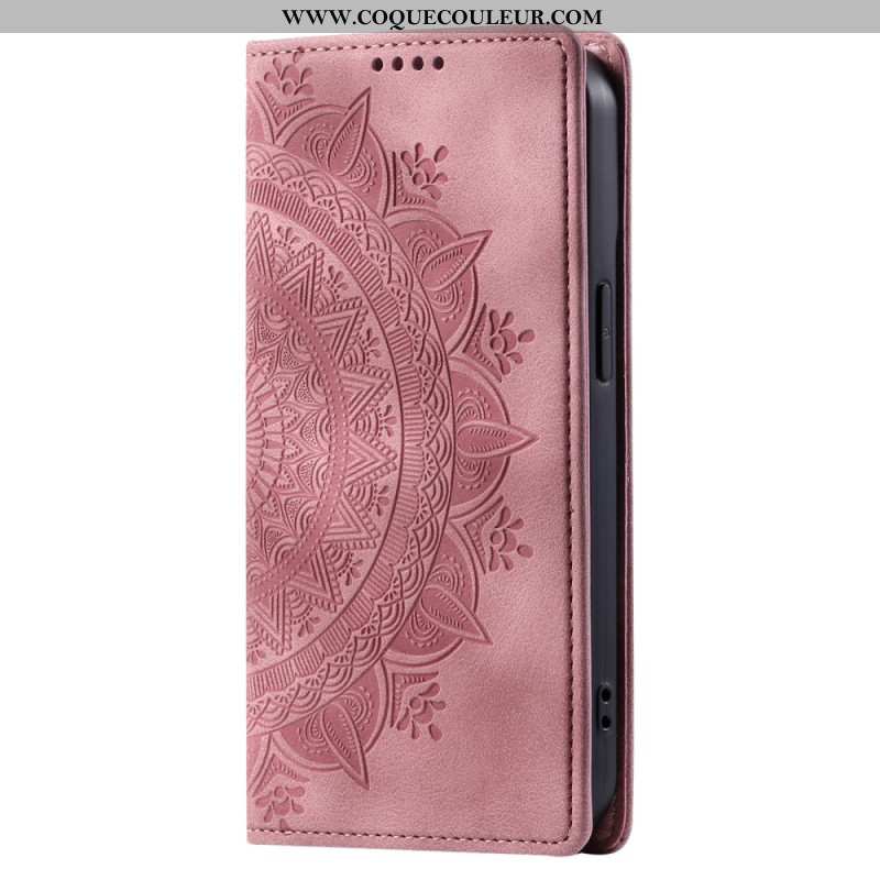 Housse Samsung Galaxy S24 Plus 5G Fleur de Mandala