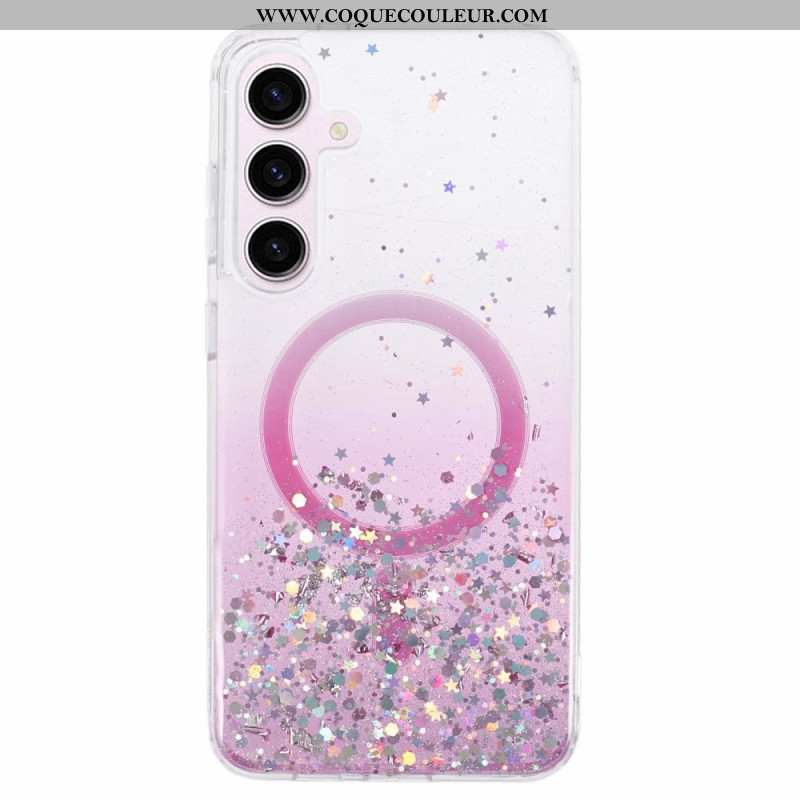 Coque Samsung Galaxy S24 Plus 5G Paillettes Compatible MagSafe