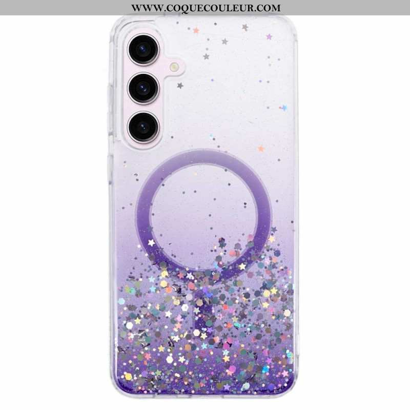 Coque Samsung Galaxy S24 Plus 5G Paillettes Compatible MagSafe