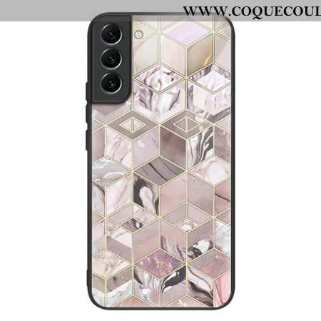 Coque Samsung Galaxy S24 Plus 5G Verre Trempé Motif Marbré