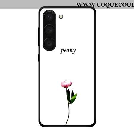 Coque Samsung Galaxy S24 Plus 5G Verre Trempé Pivoine