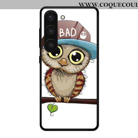 Coque Samsung Galaxy S24 Plus 5G Verre Trempé Bad Hibou