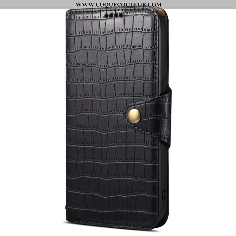 Housse Samsung Galaxy S24 Ultra 5G Texture de Crocodile