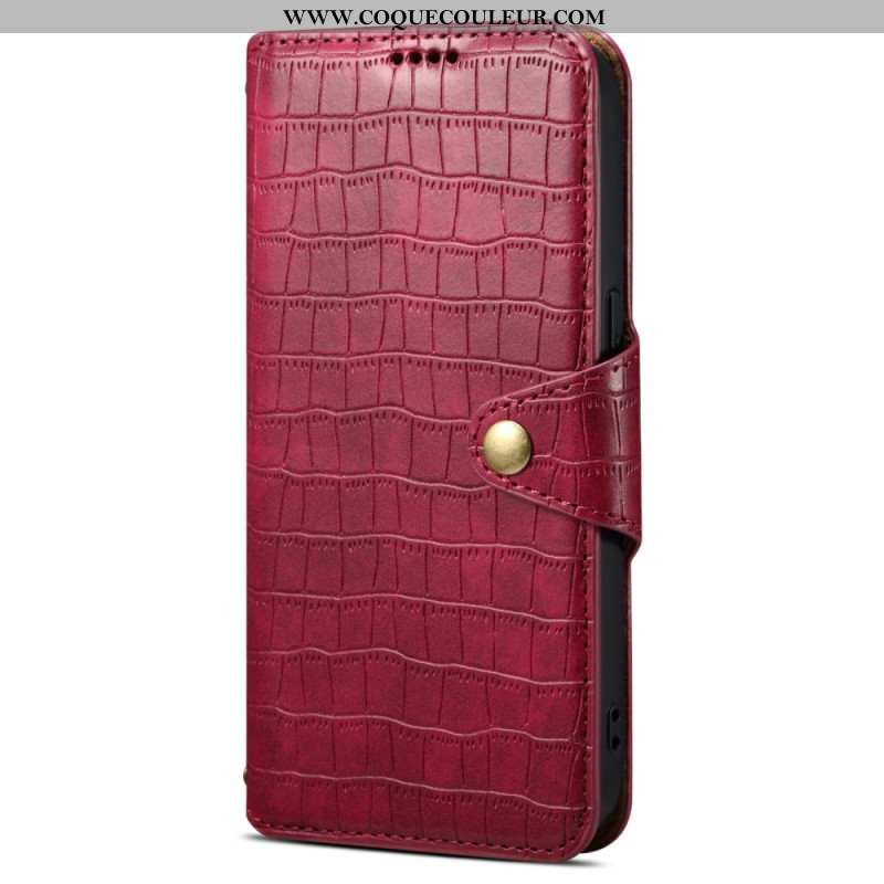 Housse Samsung Galaxy S24 Ultra 5G Texture de Crocodile