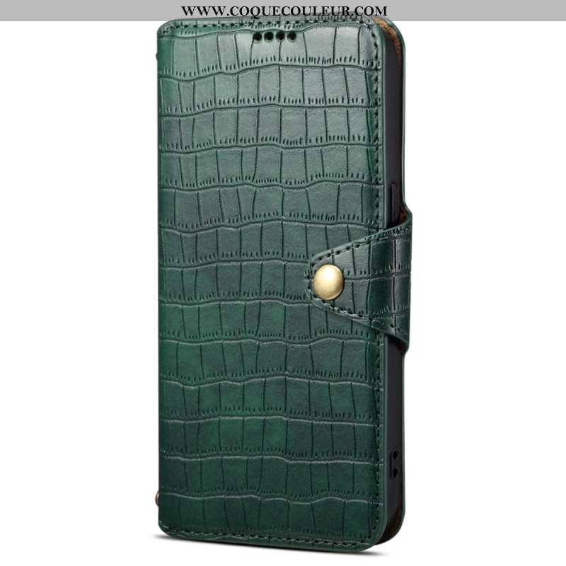 Housse Samsung Galaxy S24 Ultra 5G Texture de Crocodile