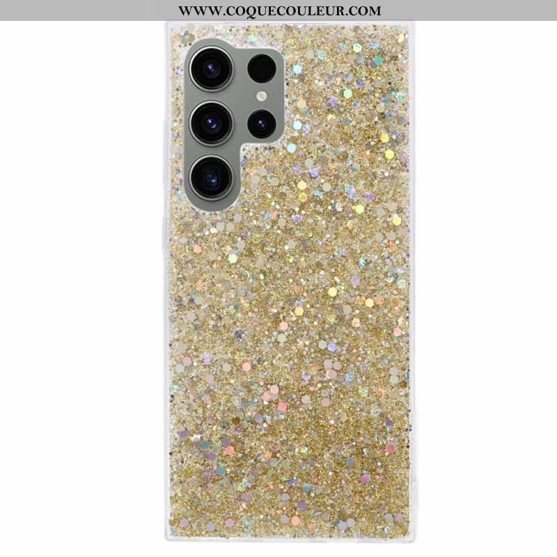 Coque Samsung Galaxy S24 Ultra 5G Paillettes Élégantes