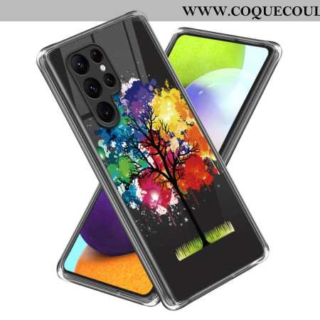 Coque Samsung Galaxy S24 Ultra 5G Arbre Coloré