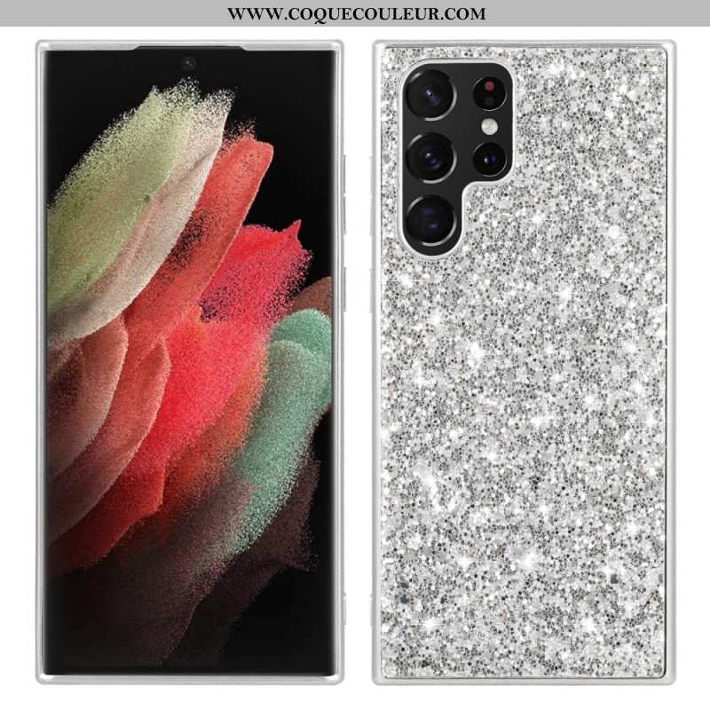 Coque Samsung Galaxy S24 Ultra 5G Paillettes Éclatantes