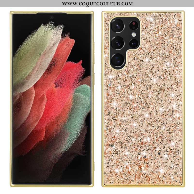 Coque Samsung Galaxy S24 Ultra 5G Paillettes Éclatantes