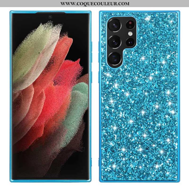 Coque Samsung Galaxy S24 Ultra 5G Paillettes Éclatantes