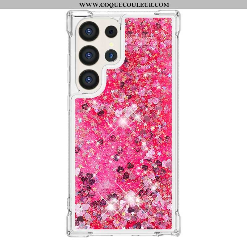 Coque Samsung Galaxy S24 Ultra 5G Paillettes Scintillantes