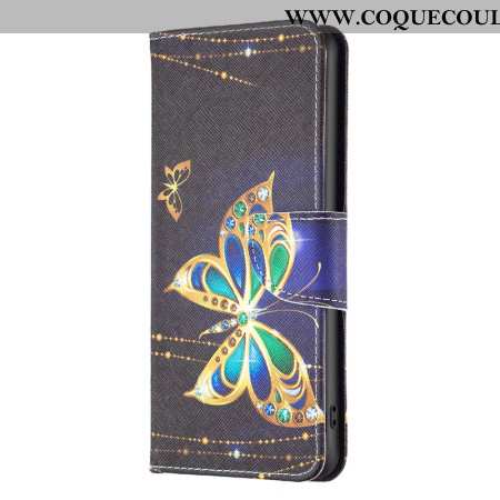 Housse Samsung Galaxy S24 Ultra 5G Papillon Bijoux