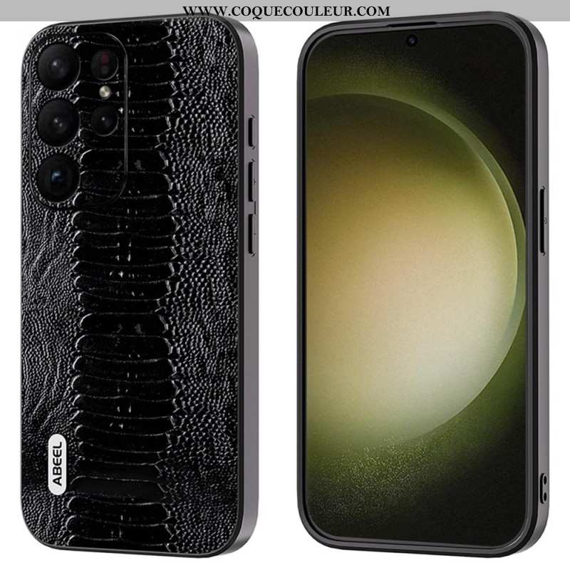 Coque Samsung Galaxy S24 Ultra 5G Texture Crocodile ABEEL