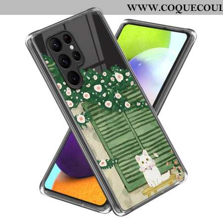 Coque Samsung Galaxy S24 Ultra 5G Peinture Chat