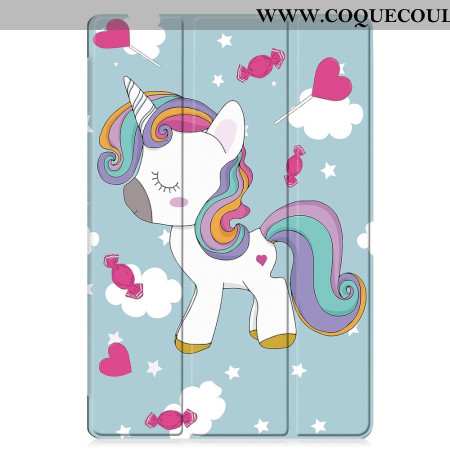 Smart Case Samsung Galaxy Tab S9 FE Plus Porte-Stylet Licorne