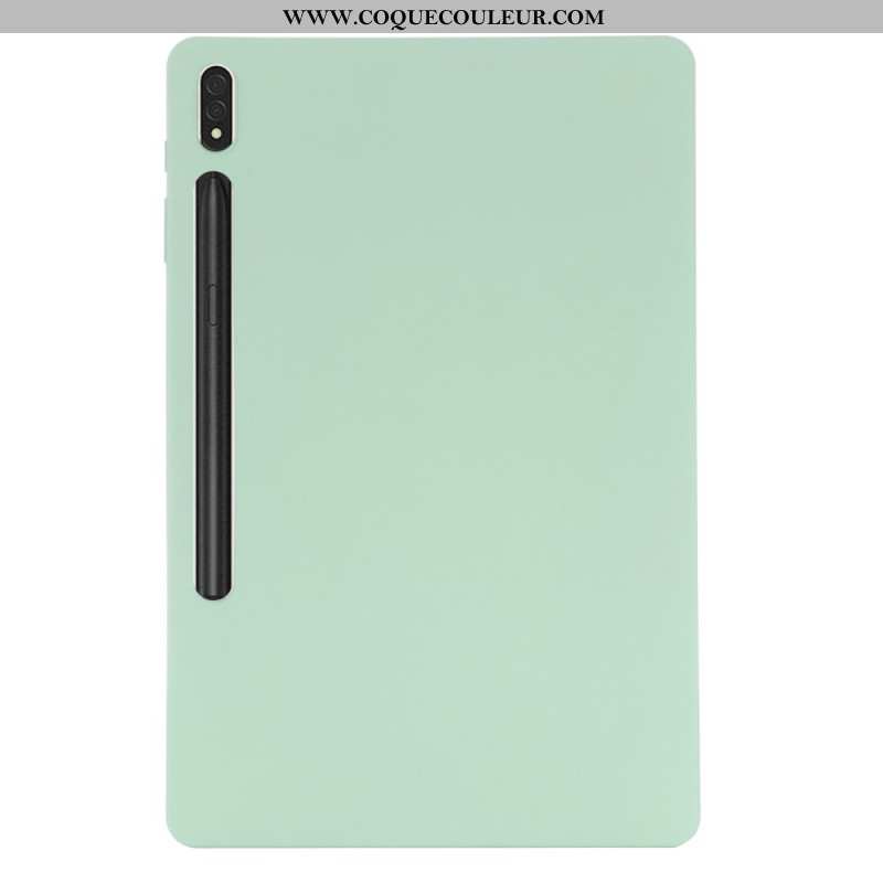 Coque Samsung Galaxy Tab S9 FE Plus Silicone Liquide