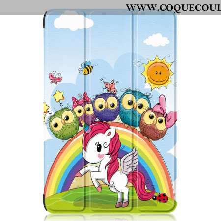 Smart Case Samsung Galaxy Tab S9 FE Plus Licorne Joyeuse