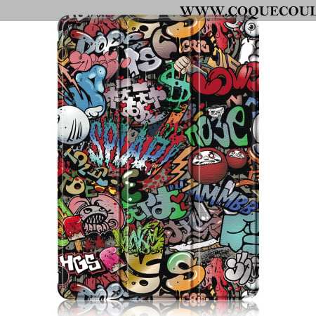 Smart Case Samsung Galaxy Tab S9 Plus Dos Transparent Graffiti