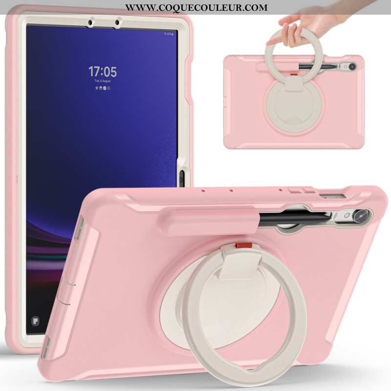 Coque Samsung Galaxy Tab S9 FE/S9/S8/S7 Anneau-Support