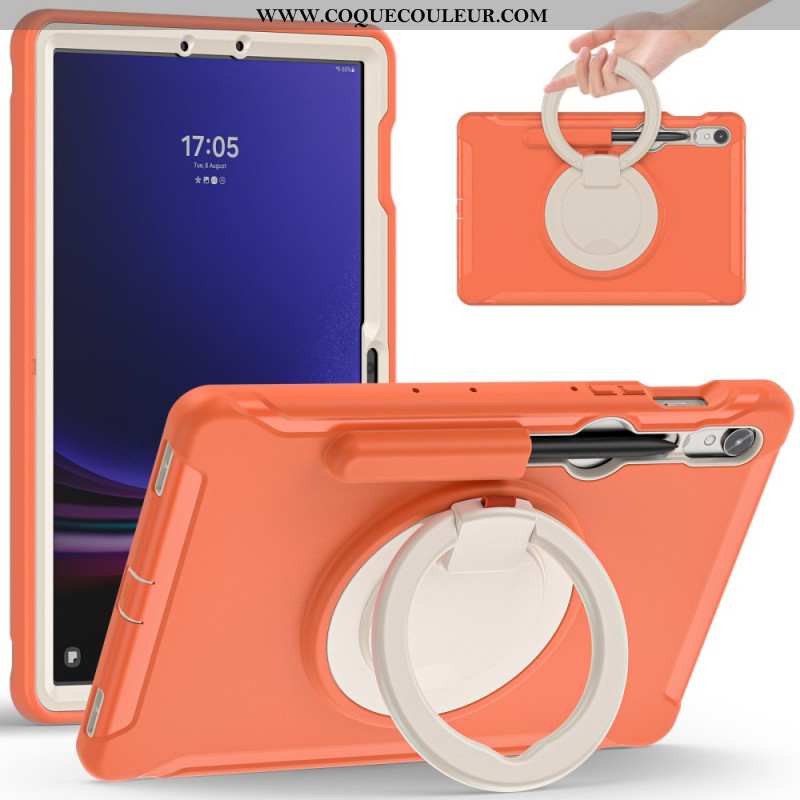 Coque Samsung Galaxy Tab S9 FE/S9/S8/S7 Anneau-Support