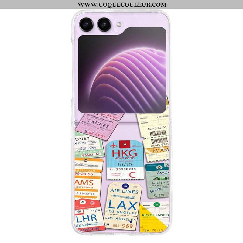 Coque Samsung Galaxy Z Flip 5 Transparente Voyage