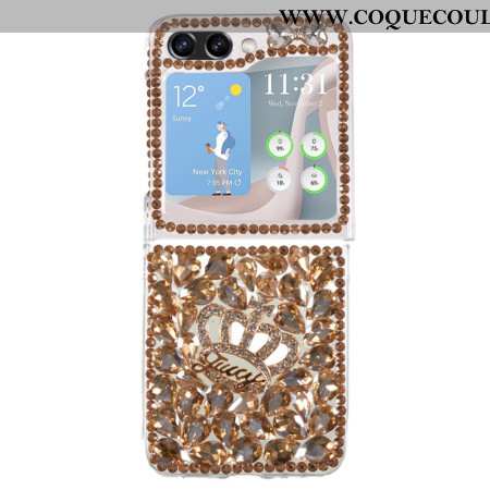 Coque Samsung Galaxy Z Flip 5 Breloques Couronne