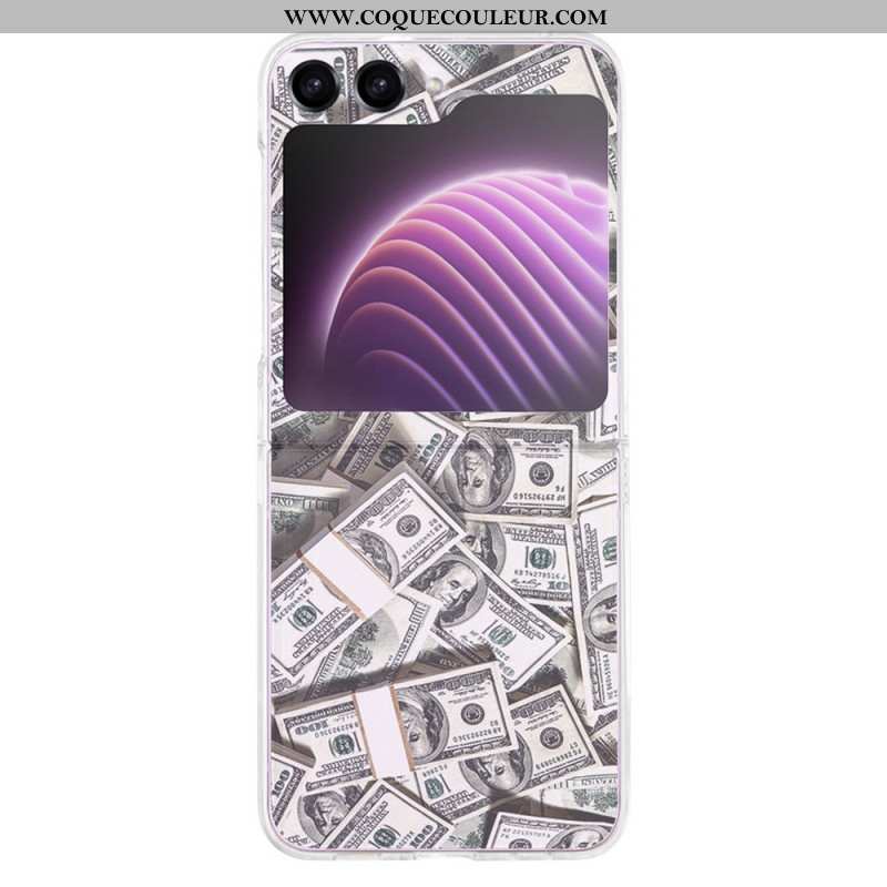 Coque Samsung Galaxy Z Flip 5 Transparente Money Money