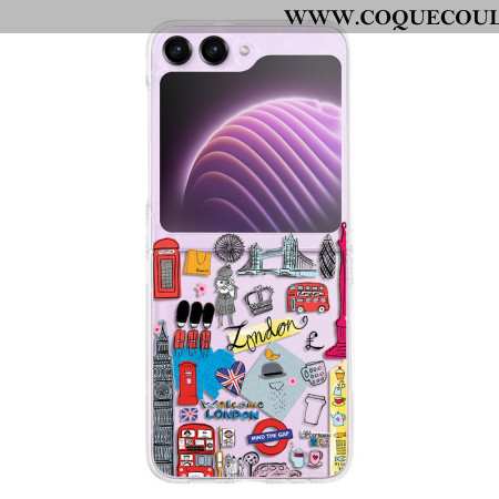 Coque Samsung Galaxy Z Flip 5 Transparente Londres