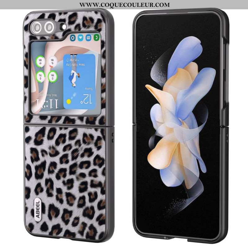 Coque Samsung Galaxy Z Flip 5 Léopard ABEEL