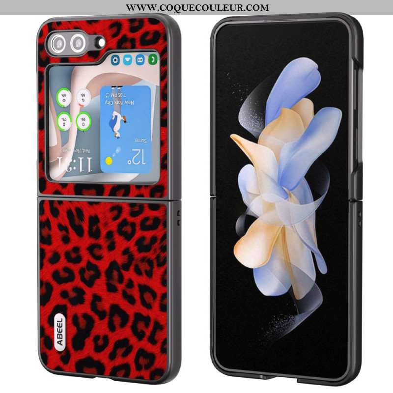 Coque Samsung Galaxy Z Flip 5 Léopard ABEEL