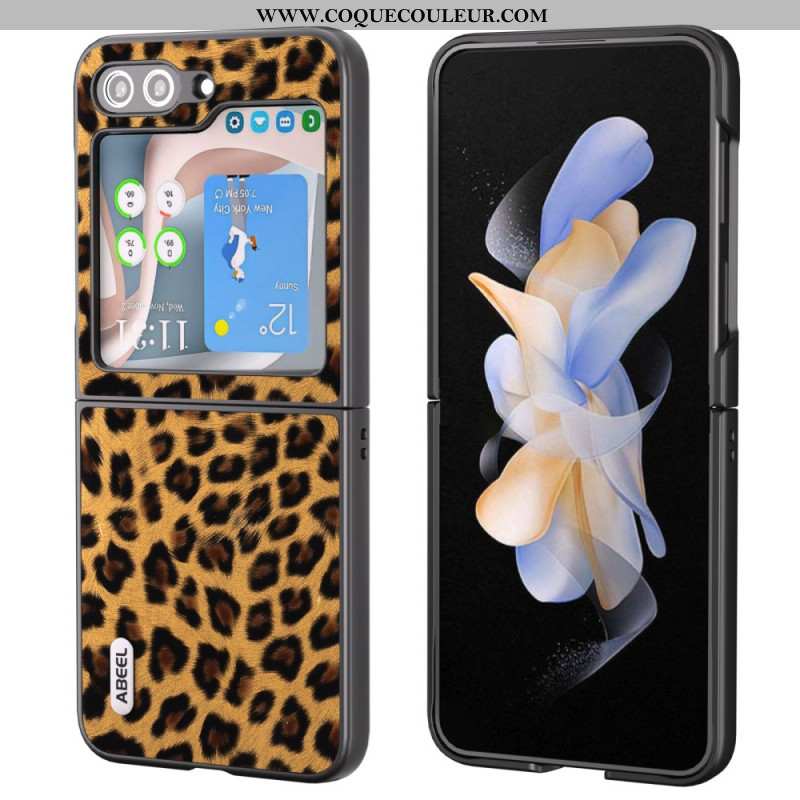 Coque Samsung Galaxy Z Flip 5 Léopard ABEEL