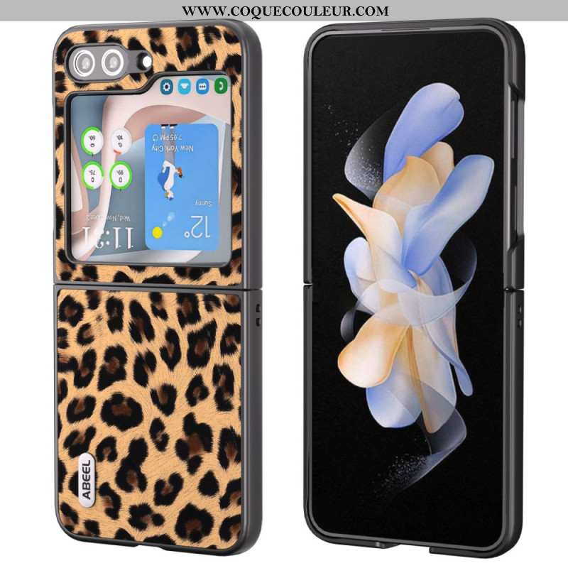 Coque Samsung Galaxy Z Flip 5 Léopard ABEEL