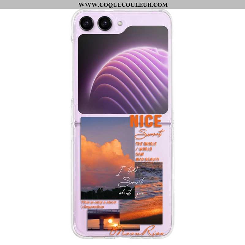 Coque Samsung Galaxy Z Flip 5 Transparente Destination