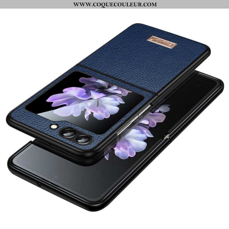 Coque Samsung Galaxy Z Flip 5 Effet Cuir SULADA