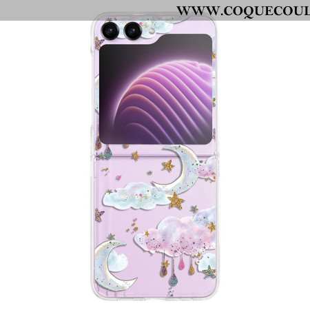 Coque Samsung Galaxy Z Flip 5 Transparente Ciel