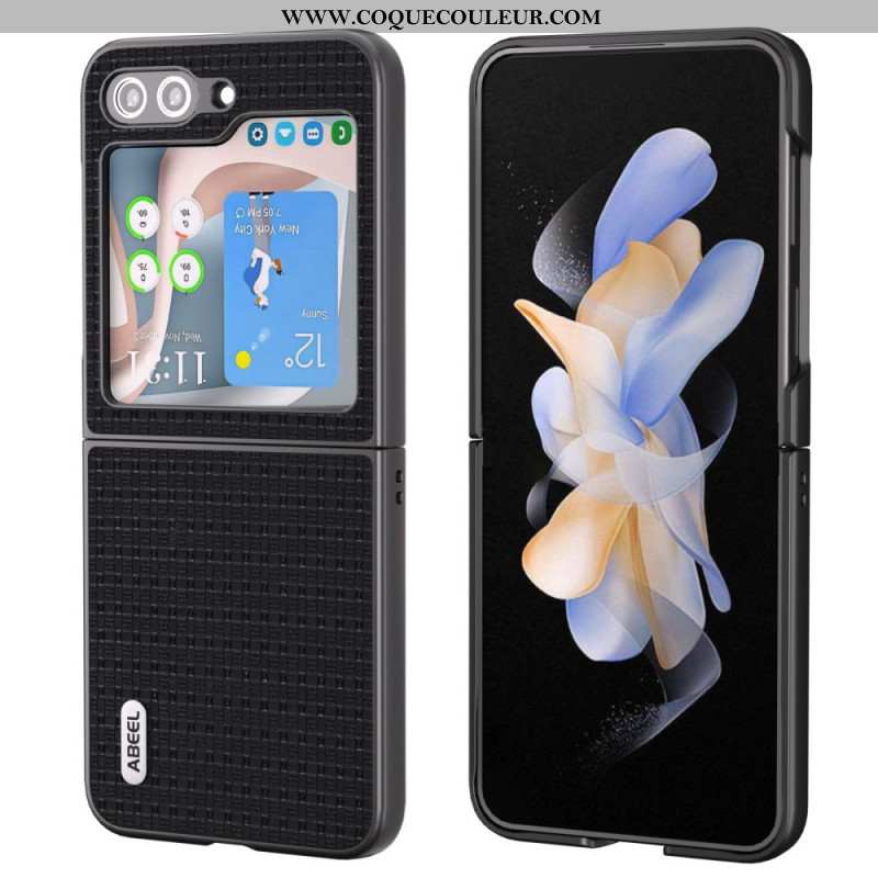 Coque Samsung Galaxy Z Flip 5 Véritable cuir ABEEL