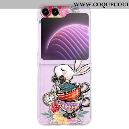 Coque Samsung Galaxy Z Flip 5 Transparente Lapin