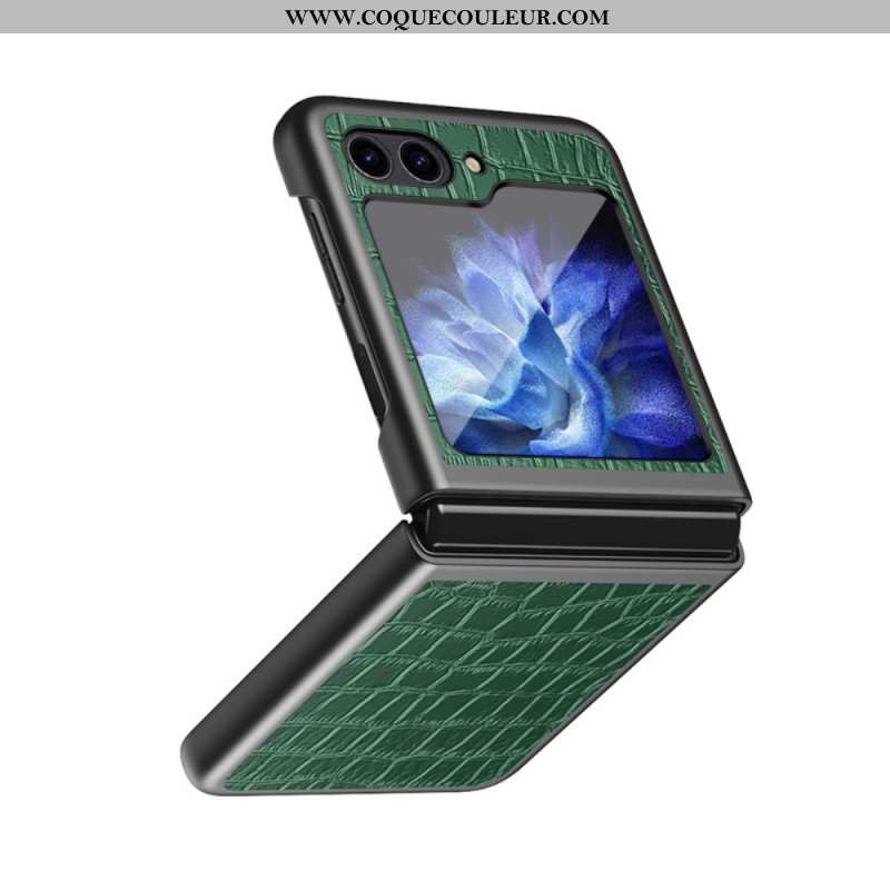 Coque Samsung Galaxy Z Flip 5 Style Croco