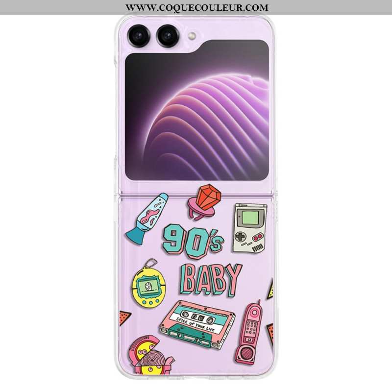 Coque Samsung Galaxy Z Flip 5 Transparente Petits Objets