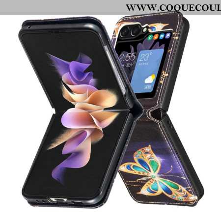 Coque Samsung Galaxy Z Flip 6 Papillon Bijoux