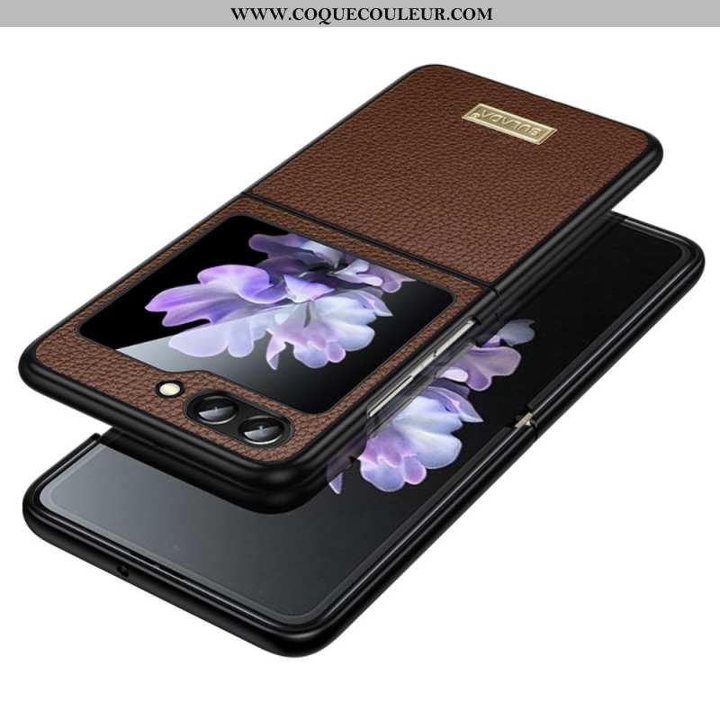 Coque Samsung Galaxy Z Flip 6 Texture Litchi SULADA