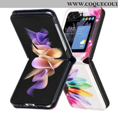 Coque Samsung Galaxy Z Flip 6 Fleur Aquarelle