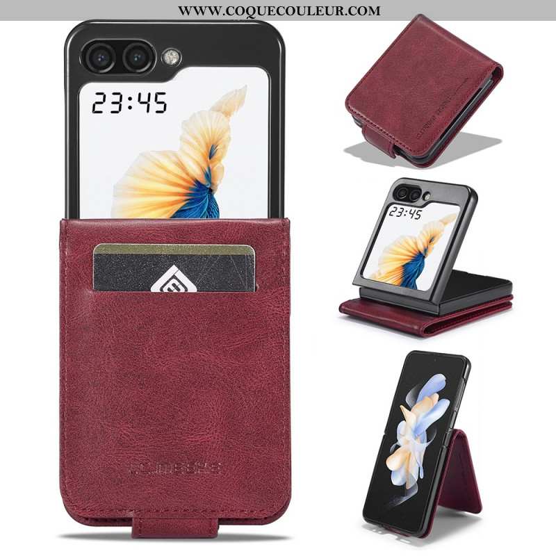 Étui Samsung Galaxy Z Flip 6 Porte-Cartes Blocage RFID LC.IMEEKE