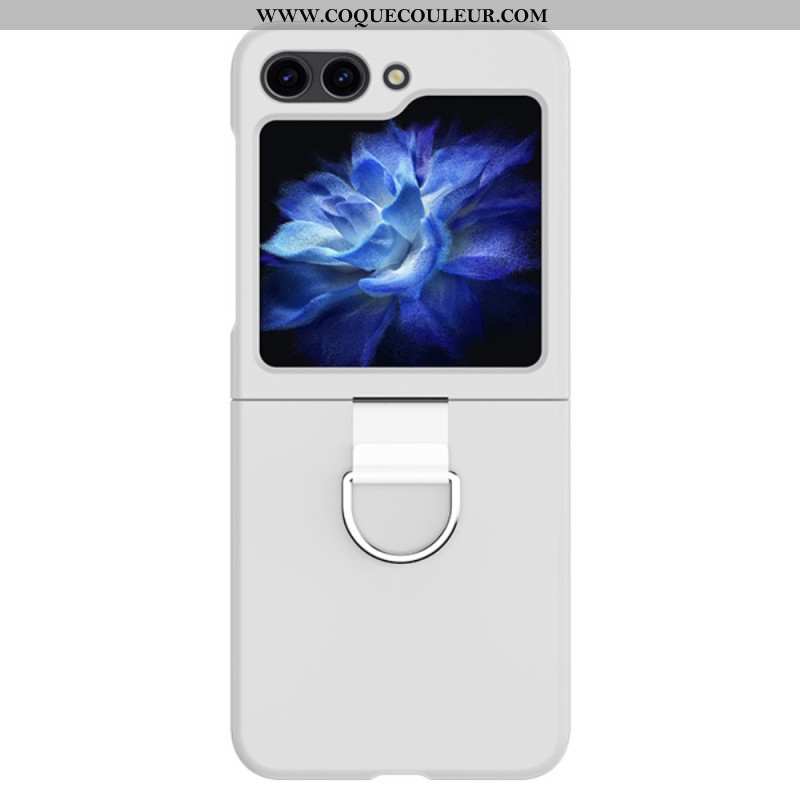 Coque Samsung Galaxy Z Flip 6 Rigide Anneau Métallique