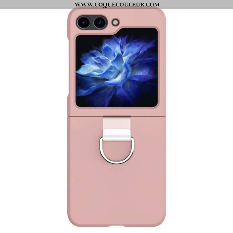 Coque Samsung Galaxy Z Flip 6 Rigide Anneau Métallique