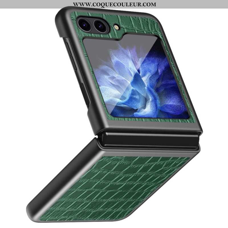 Coque Samsung Galaxy Z Flip 6 Texture Crocodile